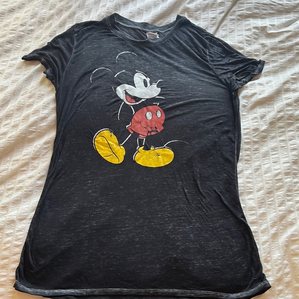 Burnout vintage Mickey Mouse tee